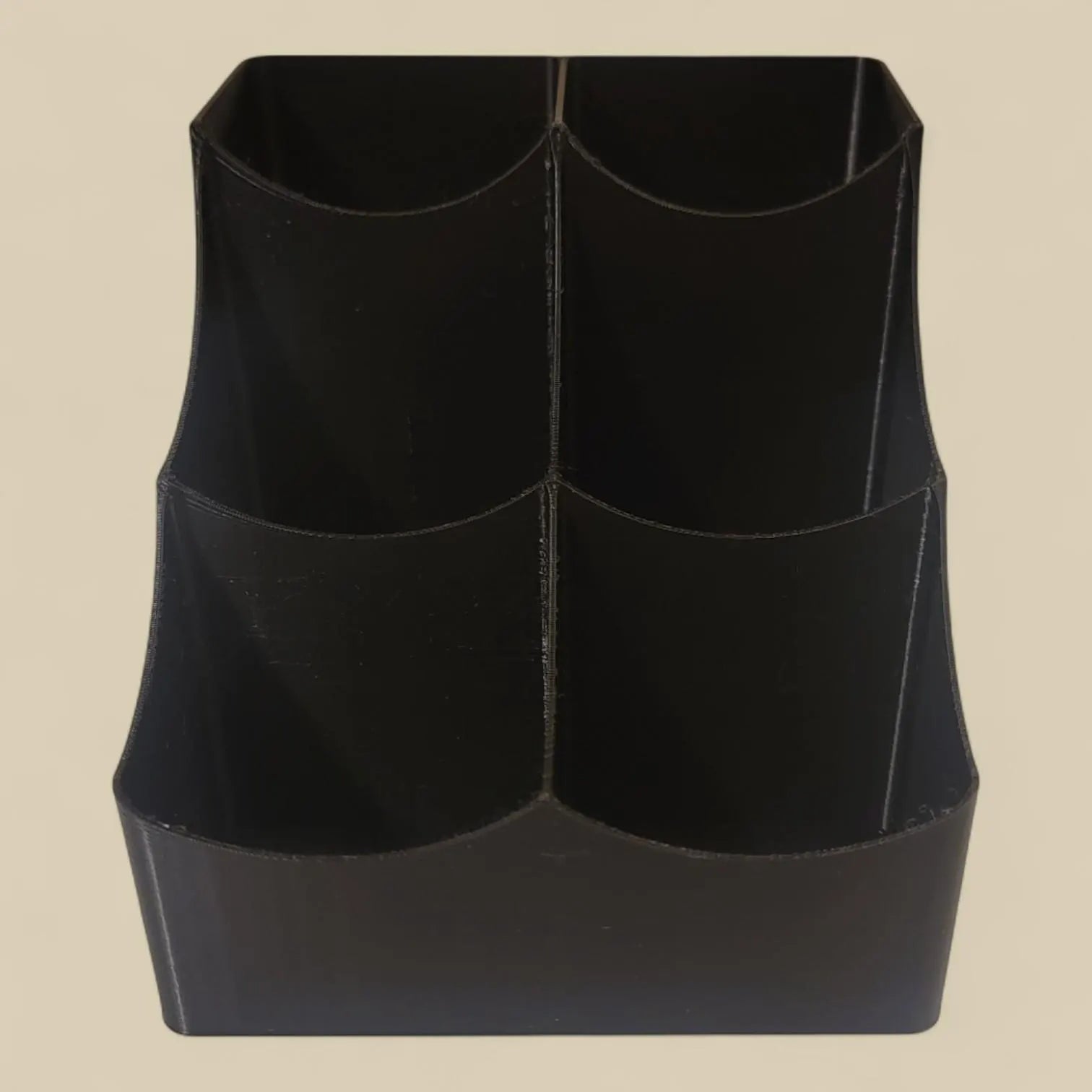 Desk Organizer with 6 Compartments - Stylish Office Supply Holder for Pens, Pencils & Markers