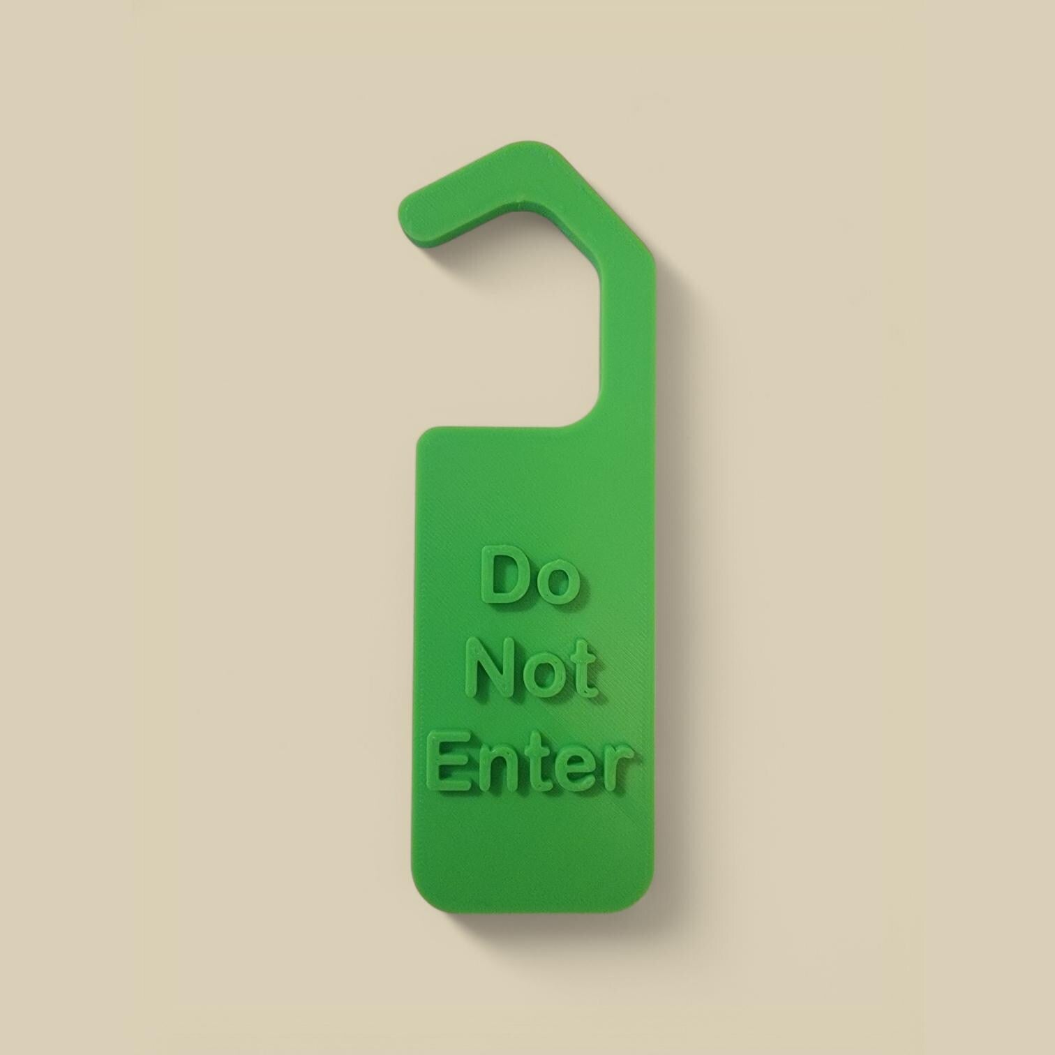 Do Not Enter Door Hanger Sign – Privacy Door Sign for Office, Bedroom, Dorm, Work, Studio – No Entry Warning Sign for Doorknob