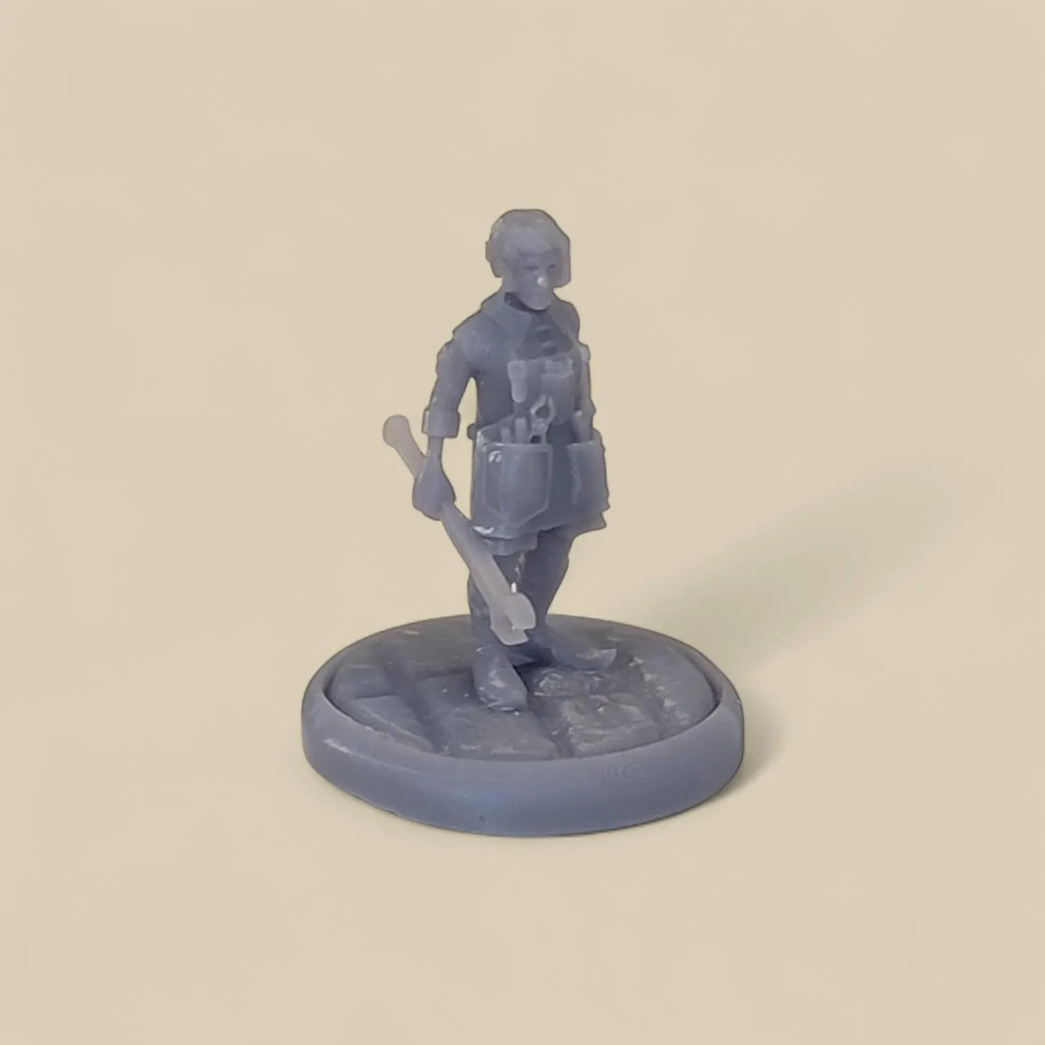 Rock Gnome Miniature with Base – Resin Figurine for Tabletop Games