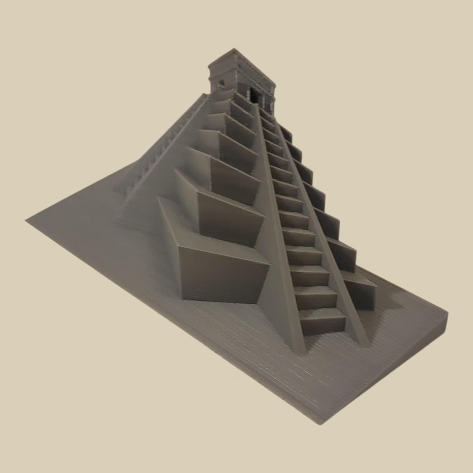 Forced Perspective Mayan Temple – Optical Illusion Piece for Decor