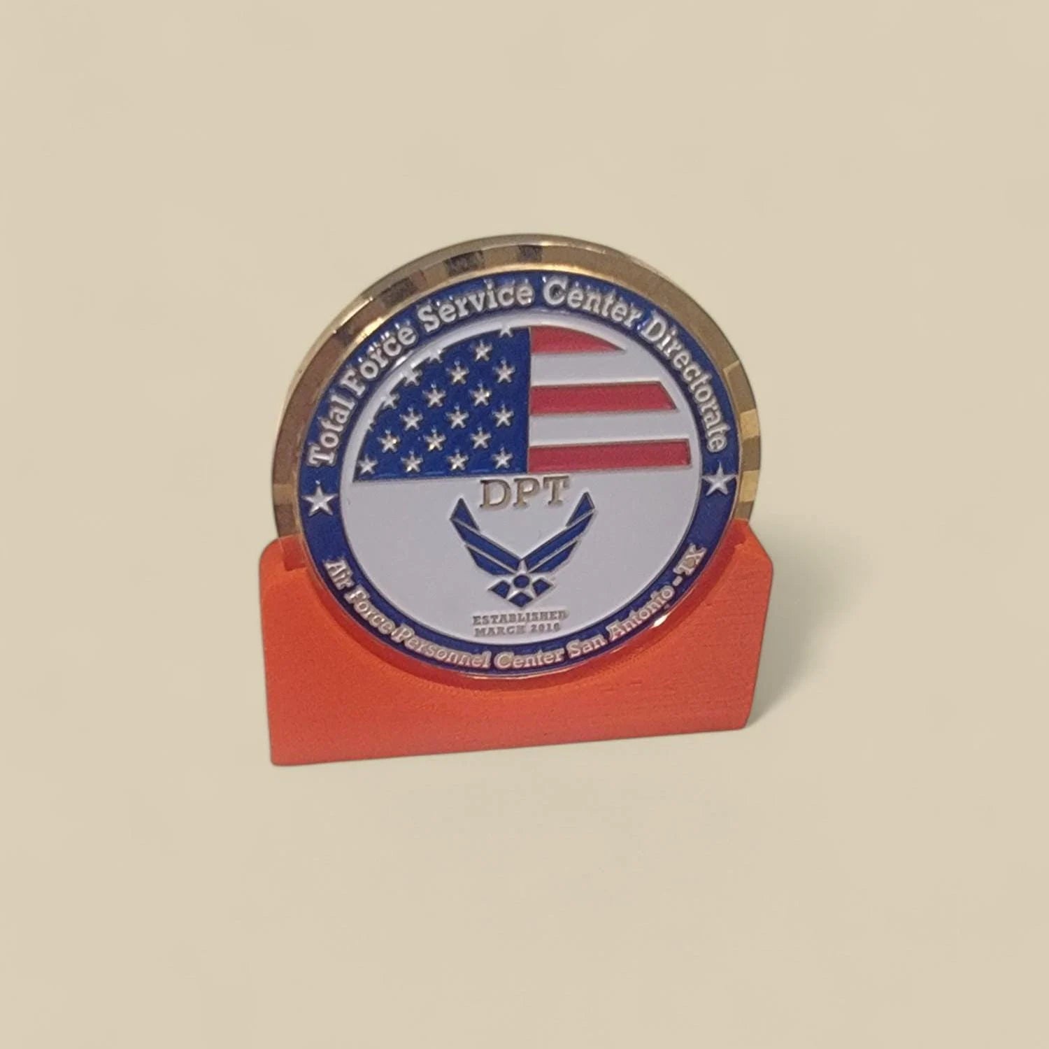 Stand for Challenge Coin – Lightweight Challenge Coin Holder, Display Challenge Coins