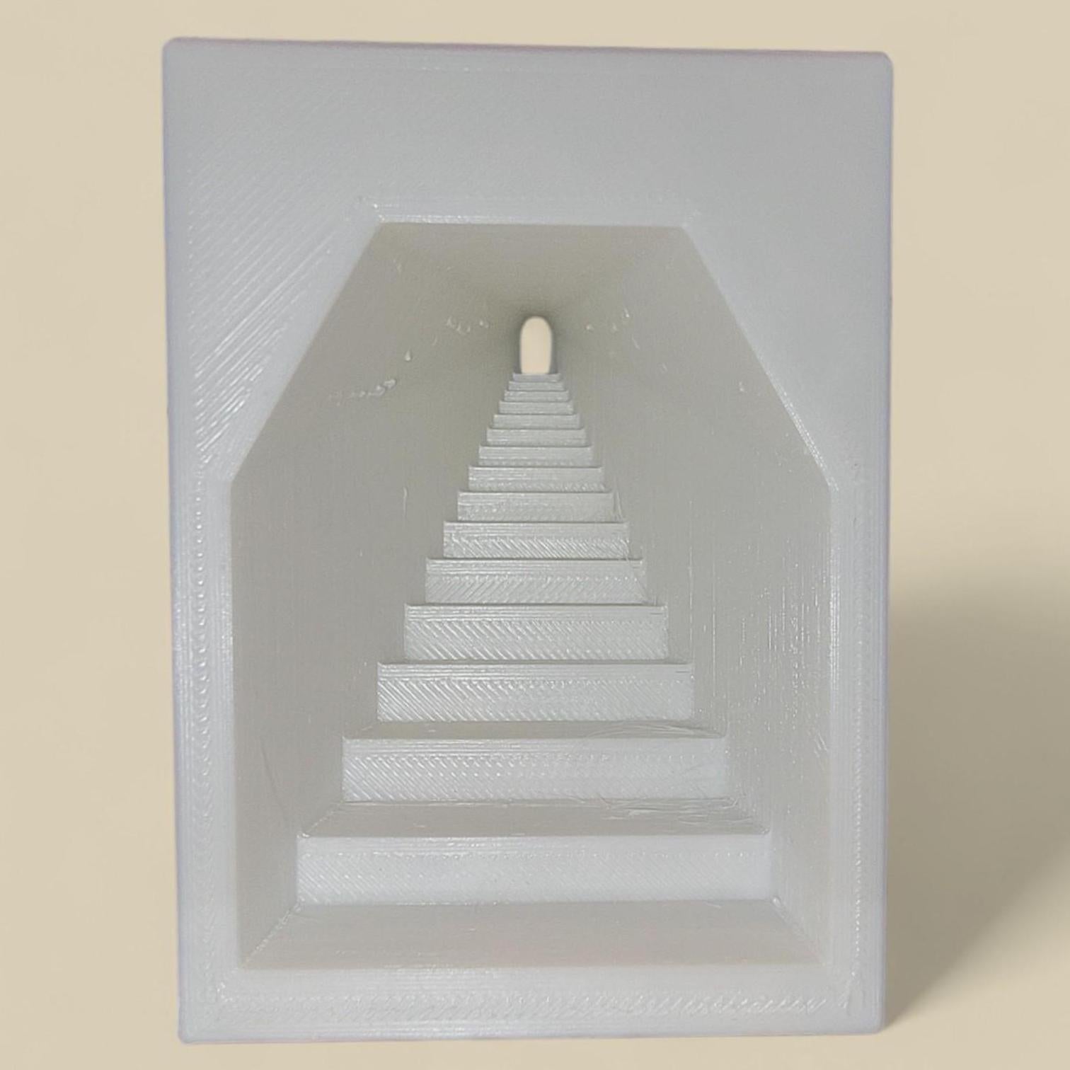 Forced Perspective Staircase – Illusion Piece for Home or Desk Decor