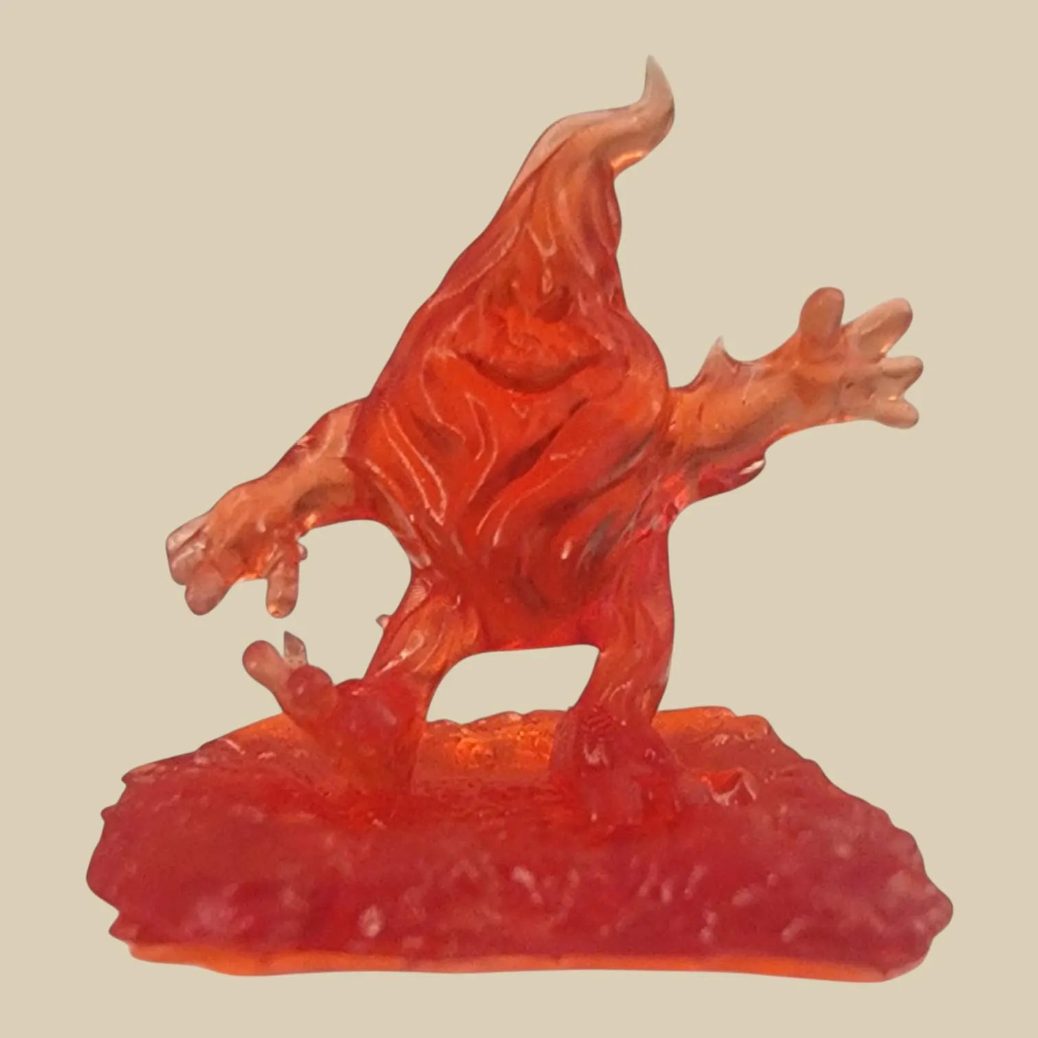 Tiny Fire Sprite Miniature – 0.75" Unpainted Fire Sprite for Tabletop Games, Tabletop Decor, or Gift