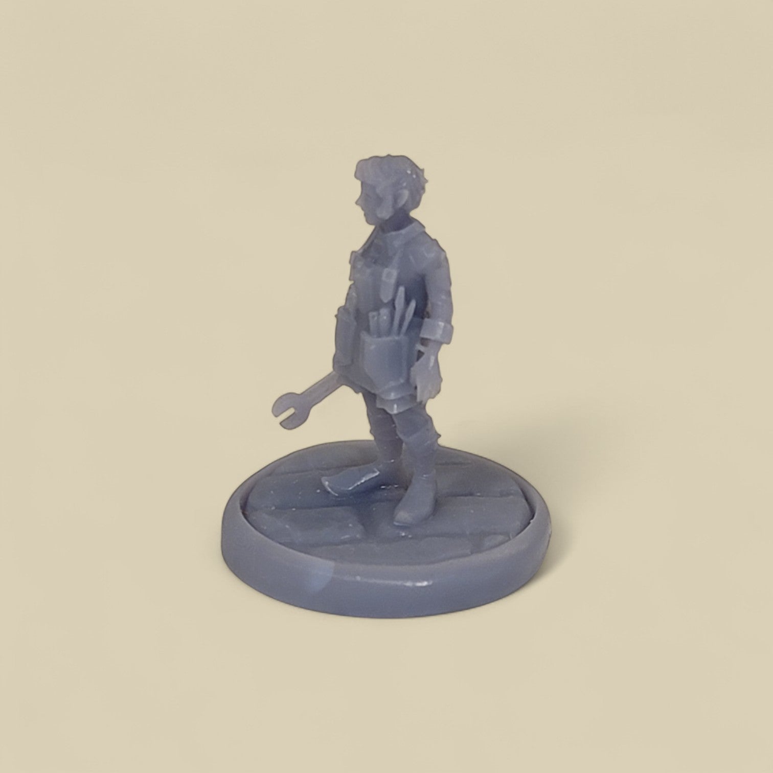 Rock Gnome Miniature with Base – Resin Figurine for Tabletop Games