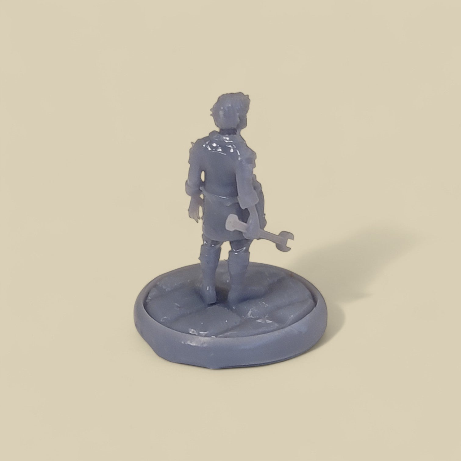 Rock Gnome Miniature with Base – Resin Figurine for Tabletop Games