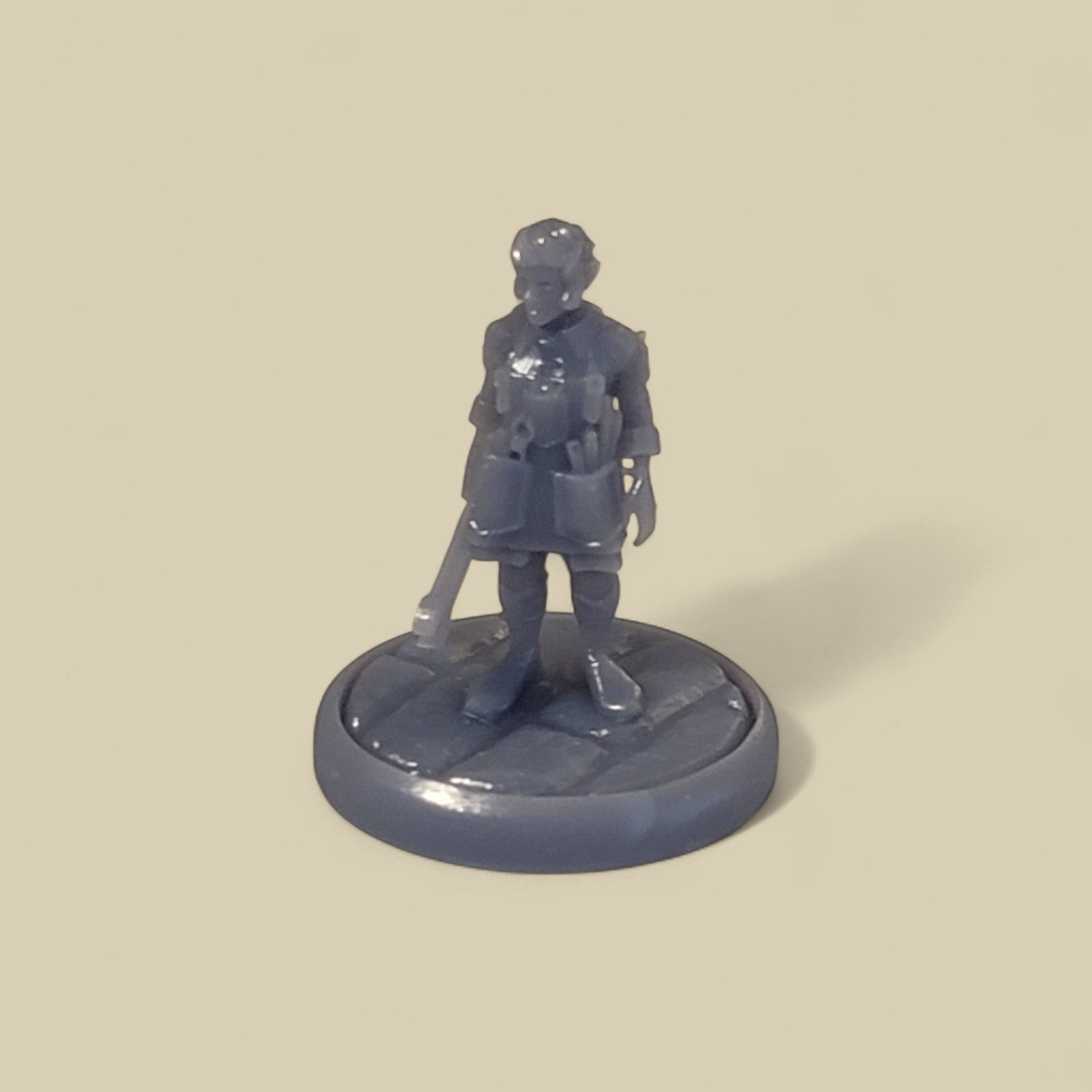 Rock Gnome Miniature with Base – Resin Figurine for Tabletop Games