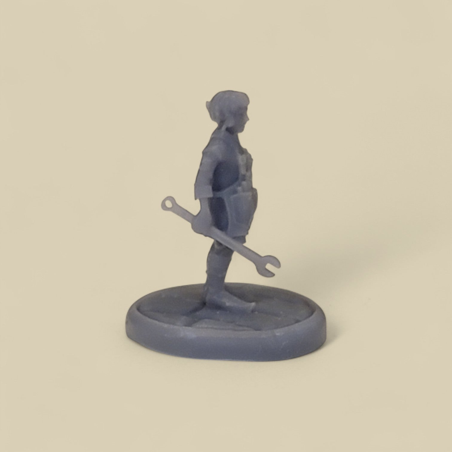 Rock Gnome Miniature with Base – Resin Figurine for Tabletop Games