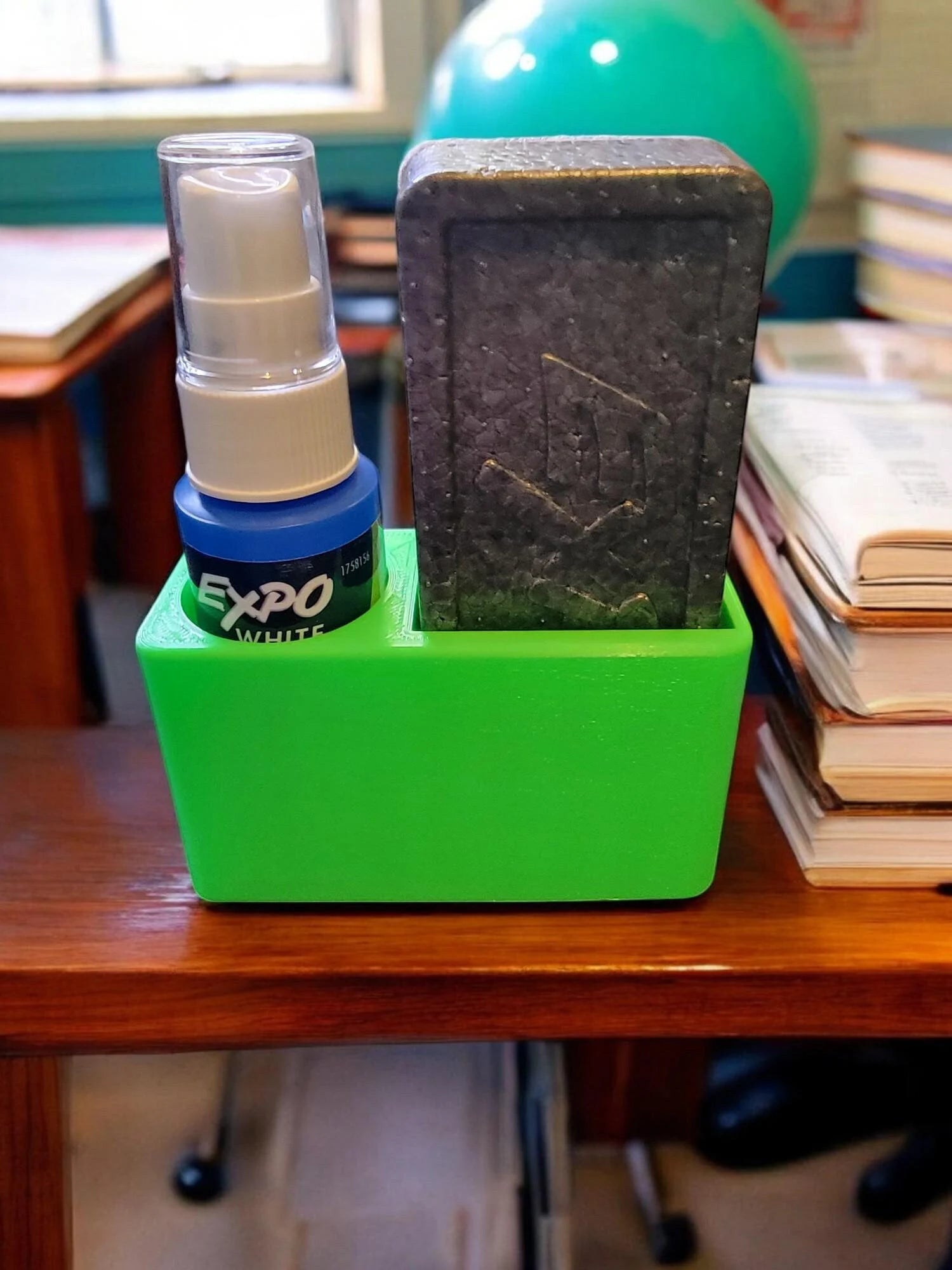 Whiteboard Organizer - Expo Marker and Cleaning Supply Storage - Desk Organizer for Markers, Erasers & Cleaning Tools