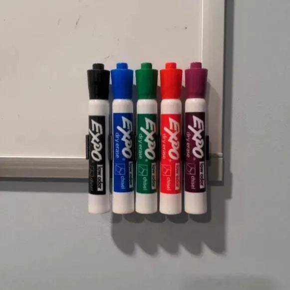 Magnetic Marker Holder – Simple Dry Erase Marker Organizer for Whiteboards