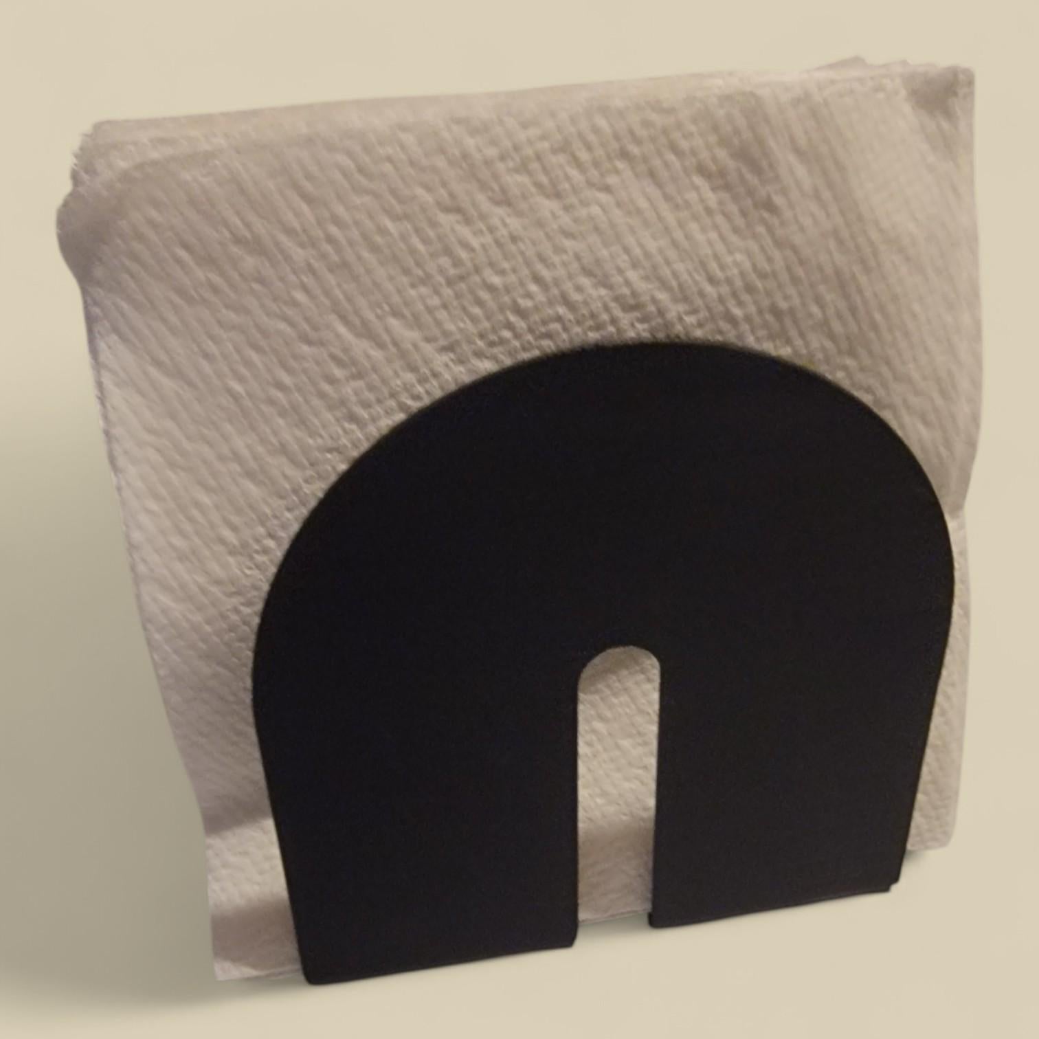 Vertical Napkin Holder — Sturdy Design, Mountable Base, Perfect for Large Napkins