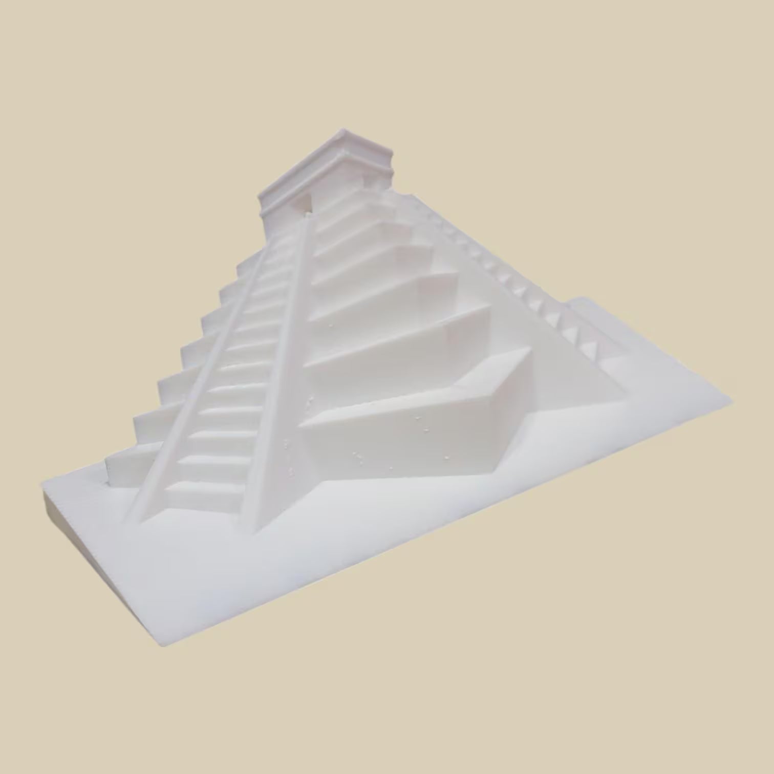 Forced Perspective Mayan Temple – Optical Illusion Piece for Decor