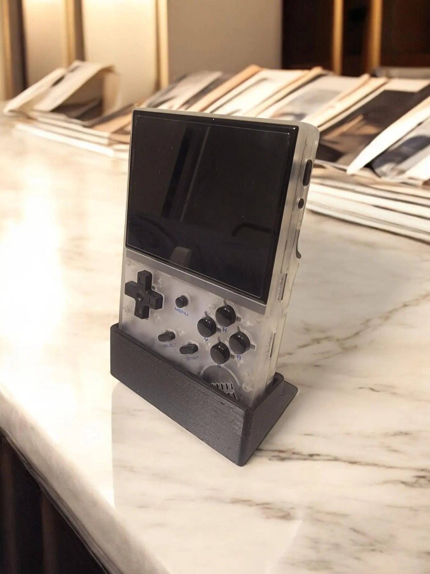 Stand for Anbernic RG35XX - Charging Dock Accessory for Anbernic RG35XX Gaming Console - Elevate Your Gaming Console!