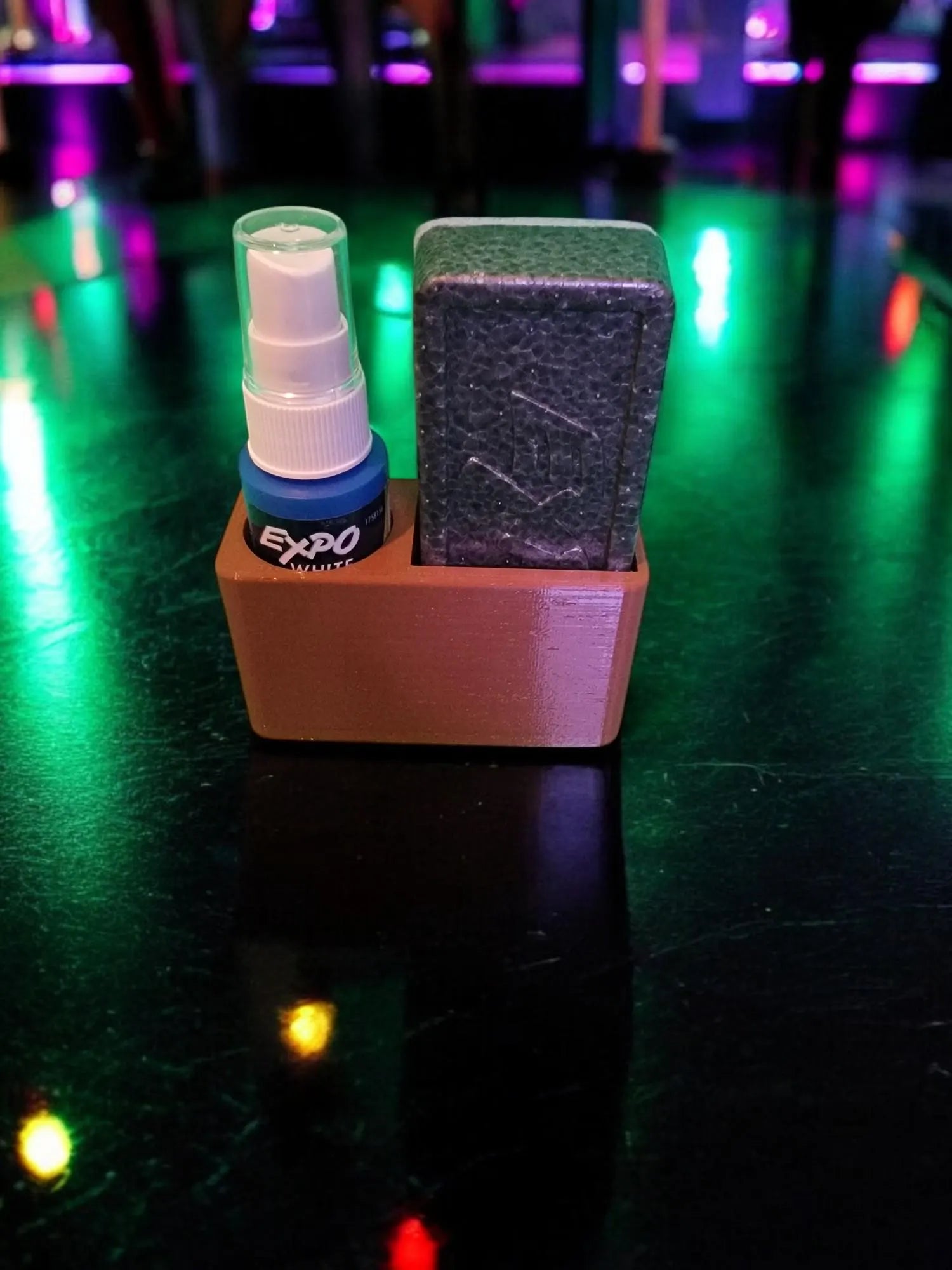 Whiteboard Organizer - Expo Marker and Cleaning Supply Storage - Desk Organizer for Markers, Erasers & Cleaning Tools