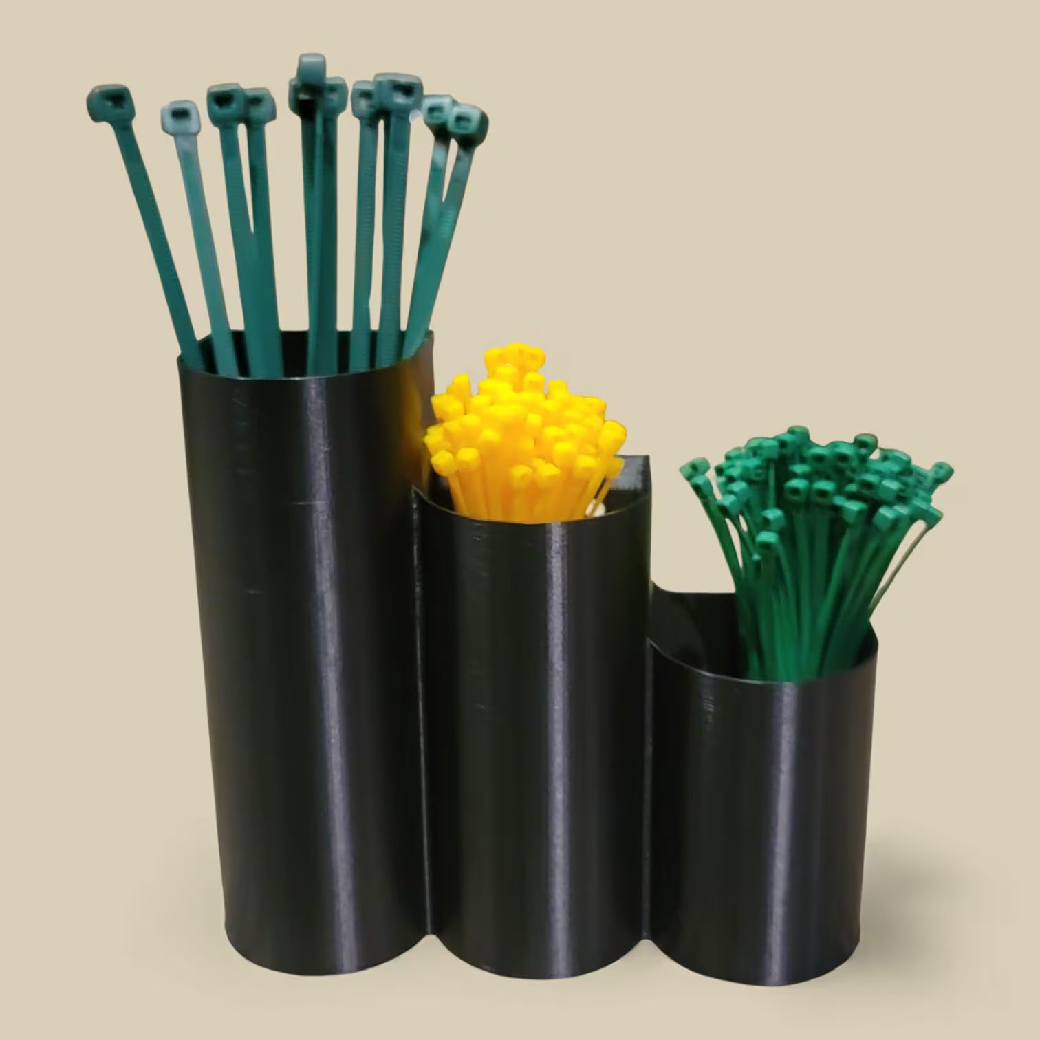 Zip Tie Holder – Wall Mountable Tiered Organizer for Zip-Ties and More!