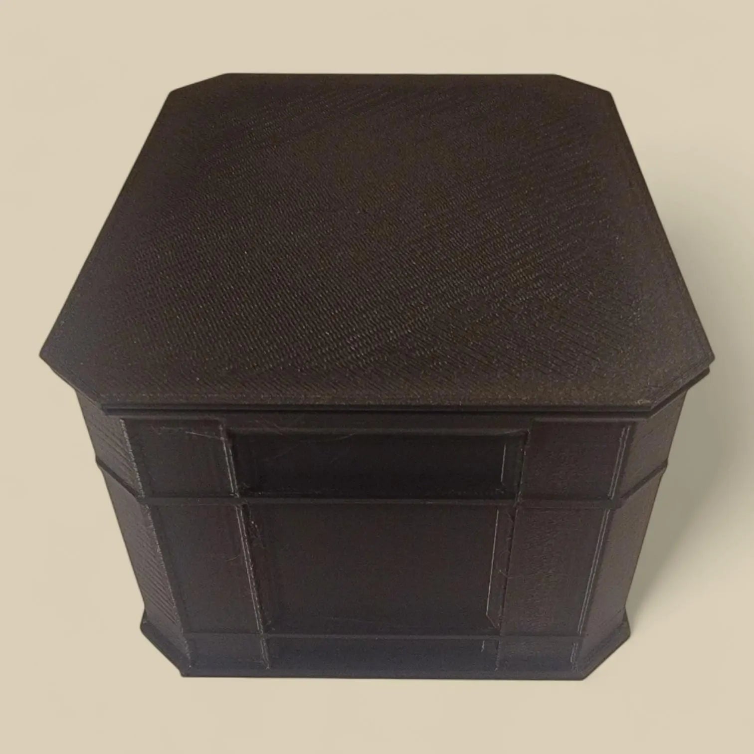 Storage Crate Box with Lid – Small Organizer for Desk, Shelf, or Home