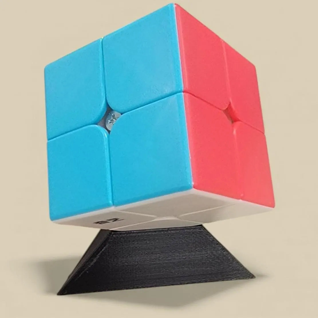 Rubik’s Cube Display Stand – Fits 3x3, 2x2, and More – Various Colors – Puzzle Cube Holder