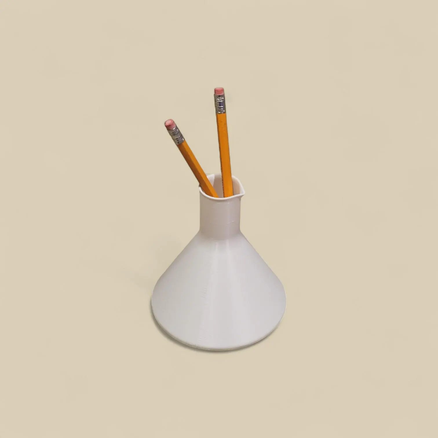 Flask Pencil Holder – Lab Desk Organizer for Pencils and Pens