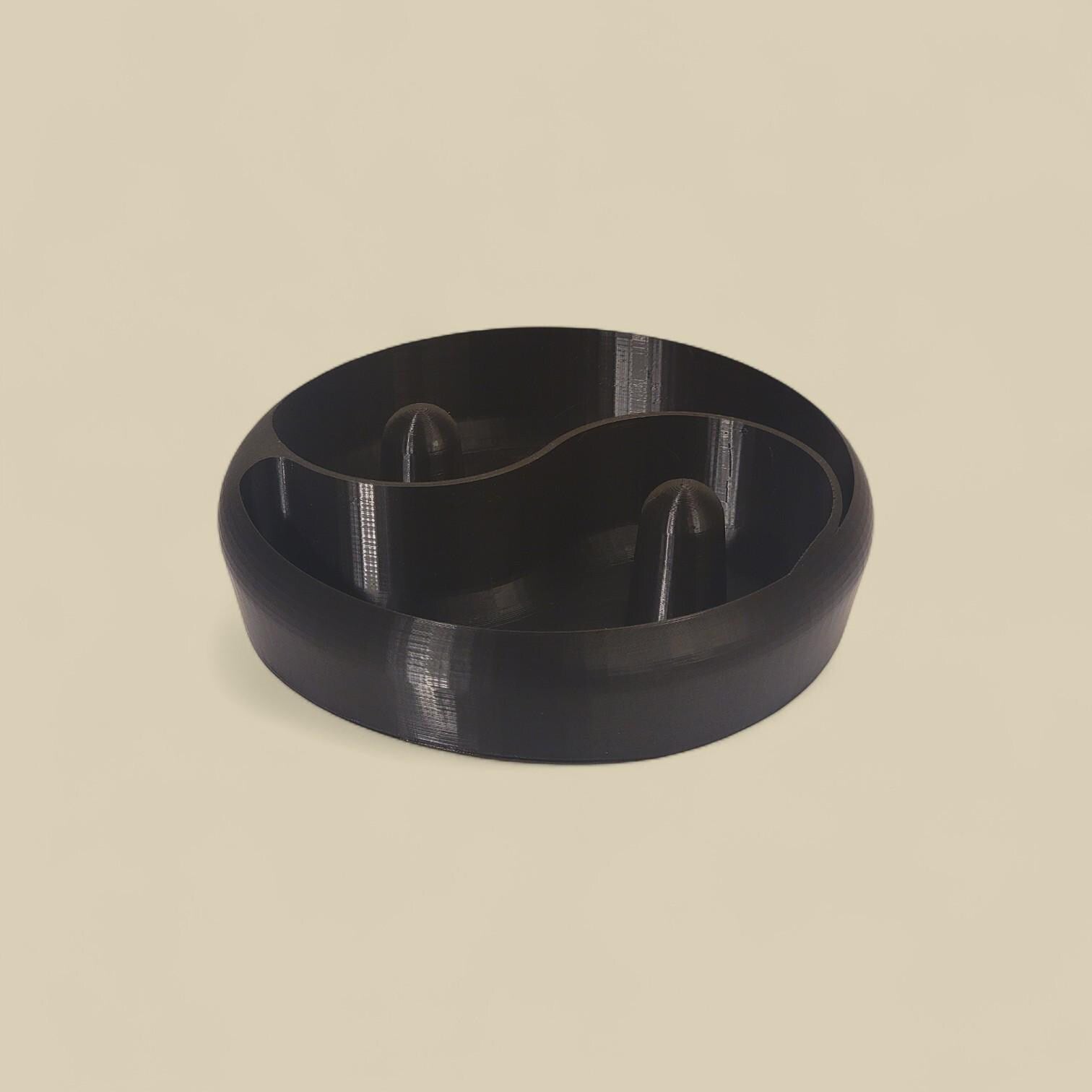 Yin Yang Nut Bowl - Large Serving Bowl for Nuts, Snacks, and Candy - 8" Diameter