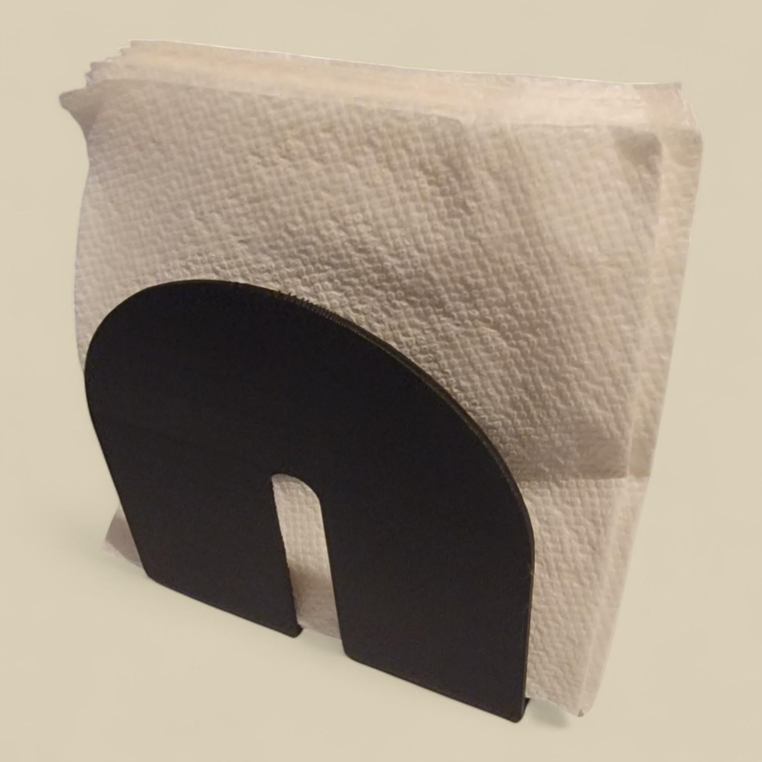 Vertical Napkin Holder — Sturdy Design, Mountable Base, Perfect for Large Napkins