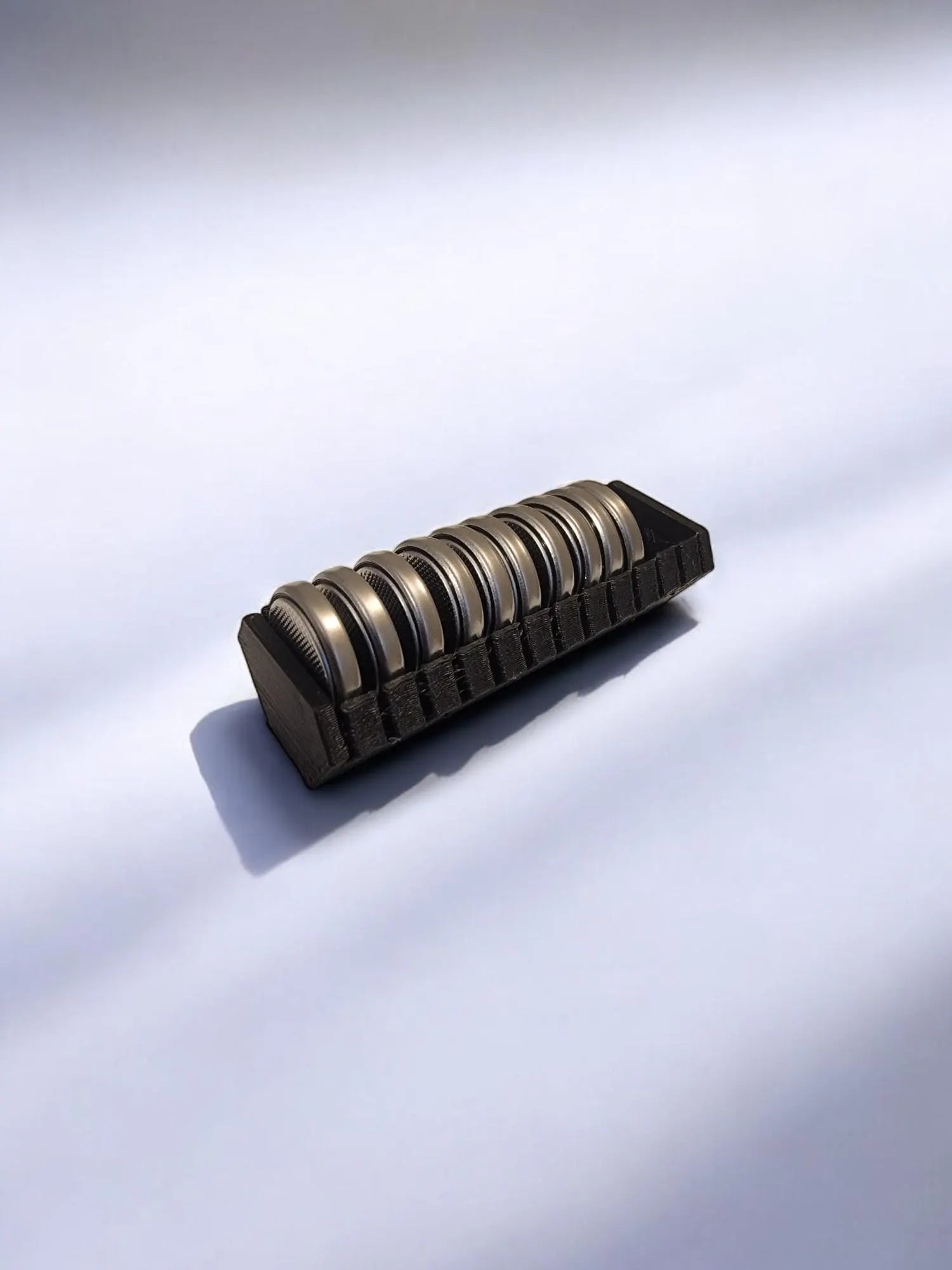 CR1632 Battery Holder for 12 Batteries | Compact Lightweight Battery Organizer for CR1632 Coin Batteries