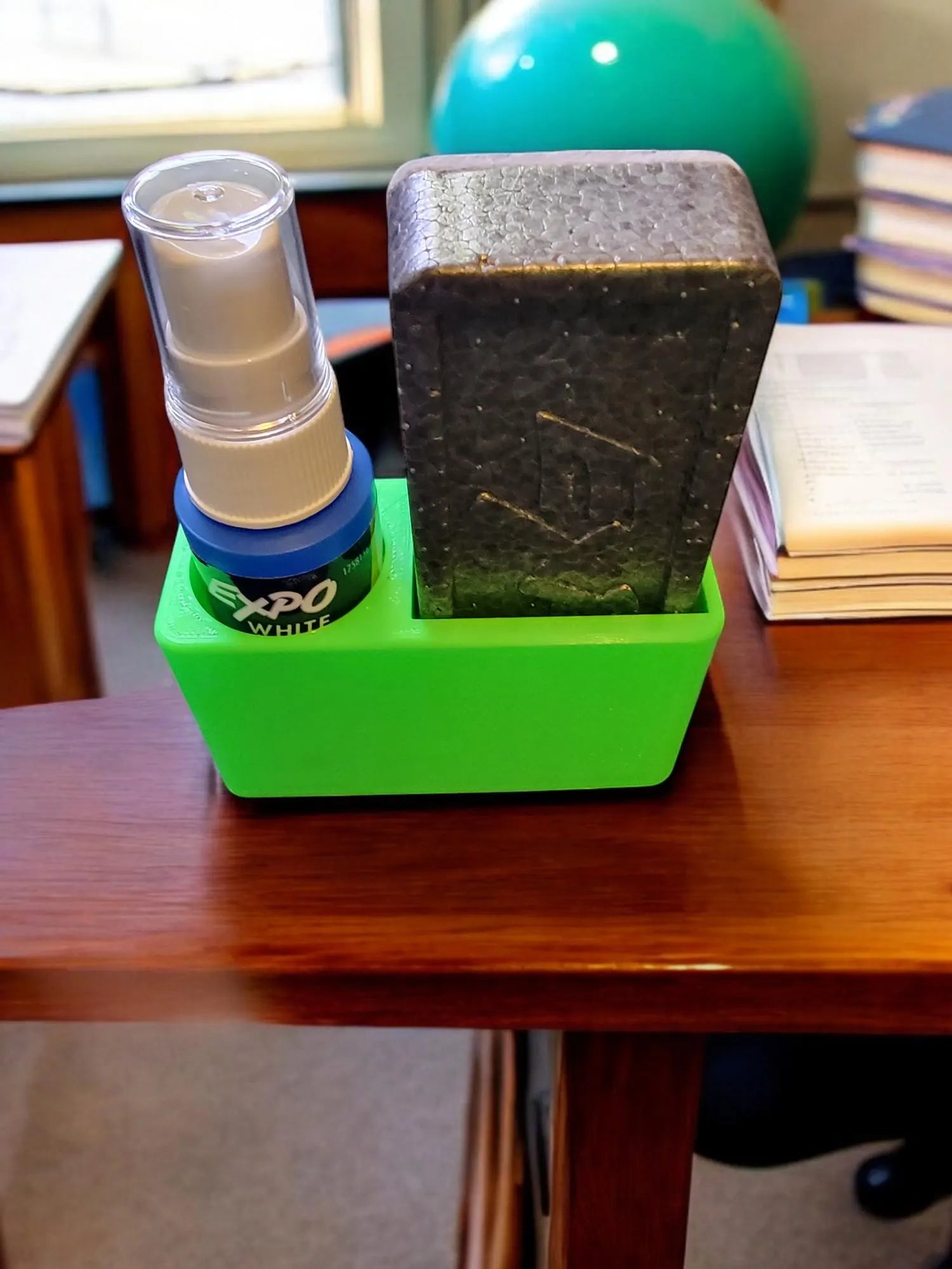 Whiteboard Organizer - Expo Marker and Cleaning Supply Storage - Desk Organizer for Markers, Erasers & Cleaning Tools