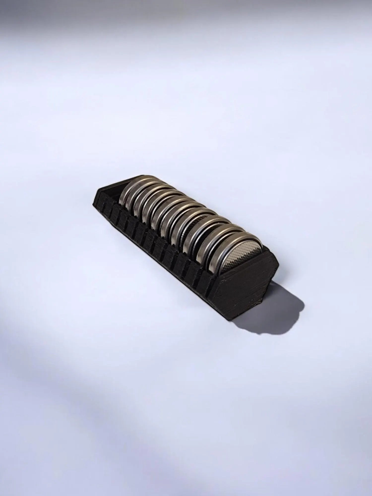 CR1632 Battery Holder for 12 Batteries | Compact Lightweight Battery Organizer for CR1632 Coin Batteries