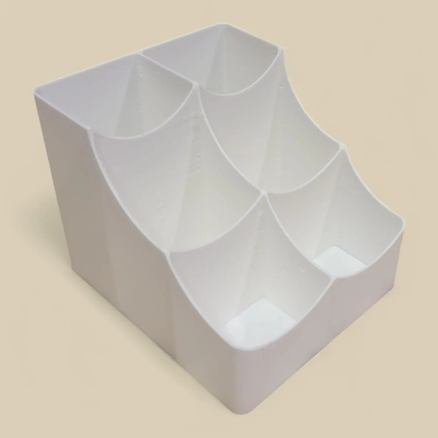 Desk Organizer with 6 Compartments - Stylish Office Supply Holder for Pens, Pencils & Markers