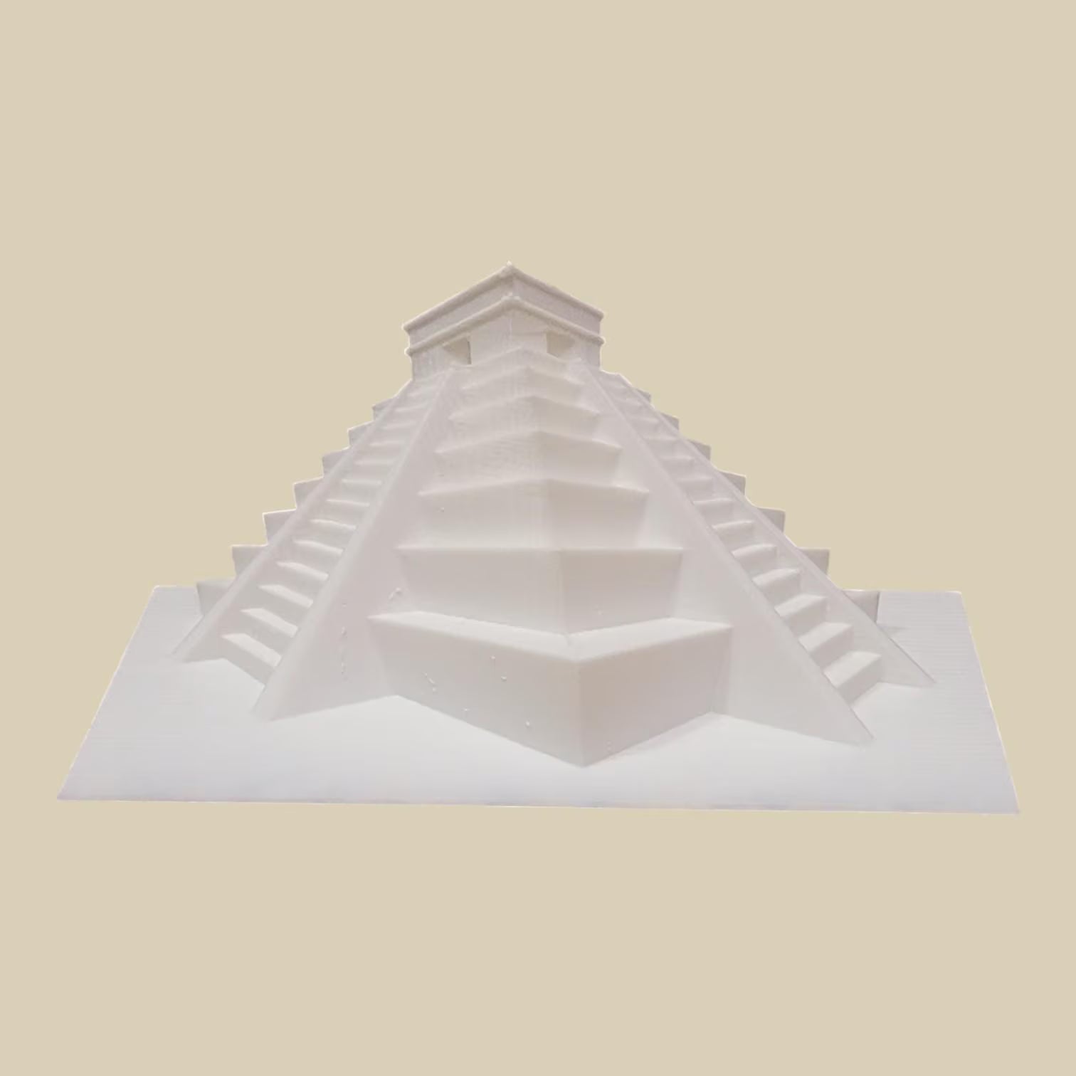 Forced Perspective Mayan Temple – Optical Illusion Piece for Decor