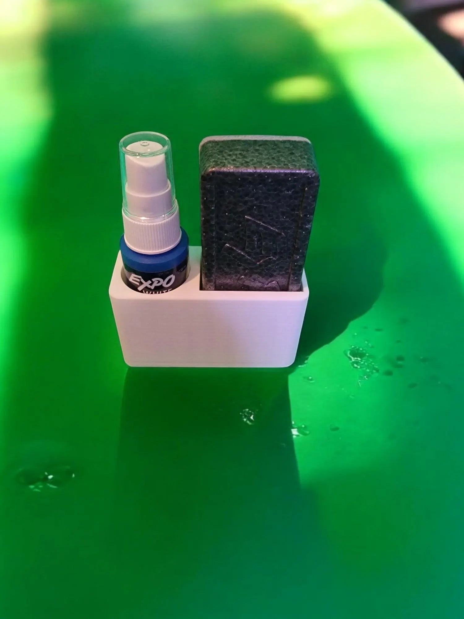 Whiteboard Organizer - Expo Marker and Cleaning Supply Storage - Desk Organizer for Markers, Erasers & Cleaning Tools