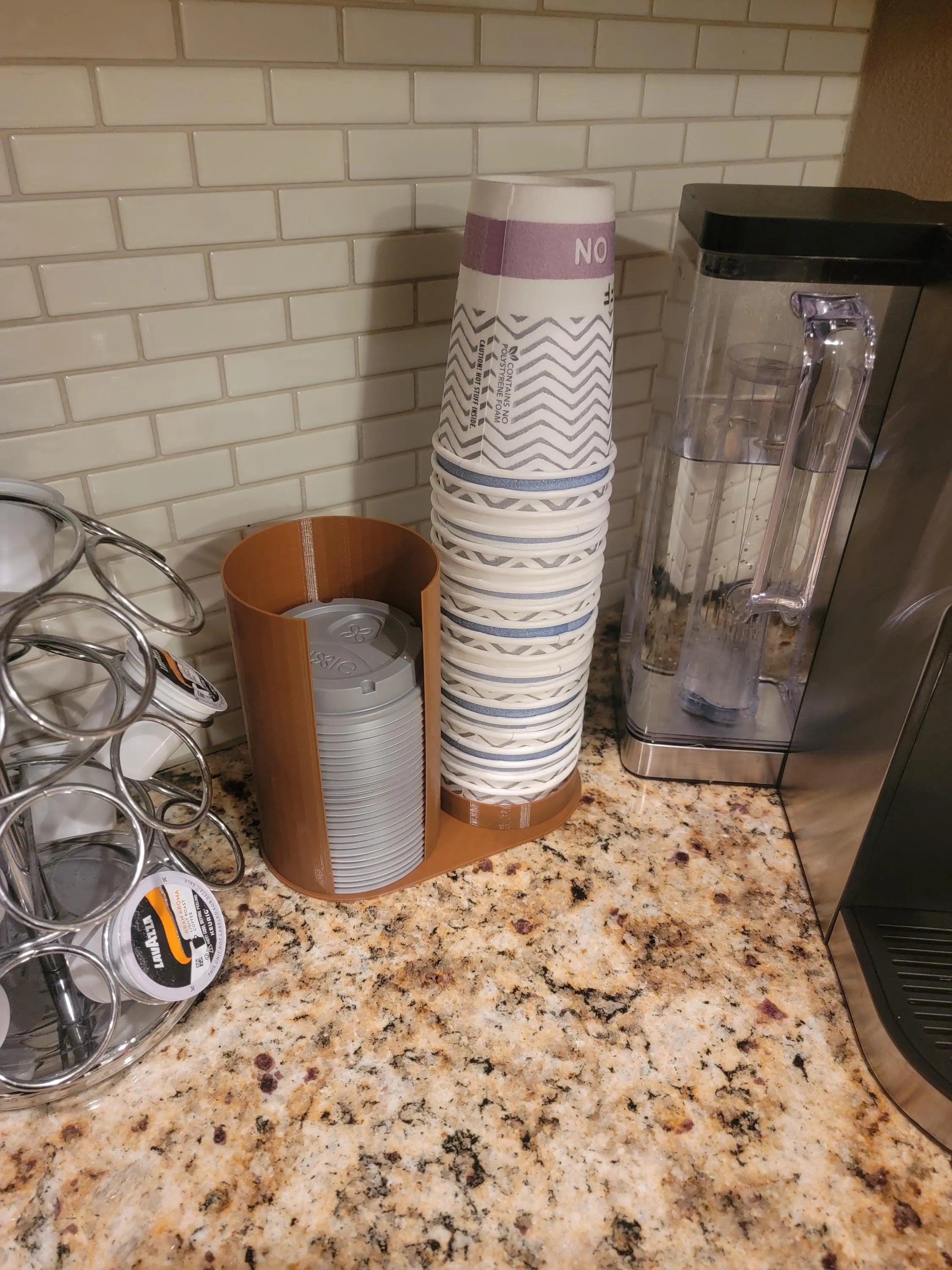 Dixie Cup Organizer - Upgrade Your Coffee Station!