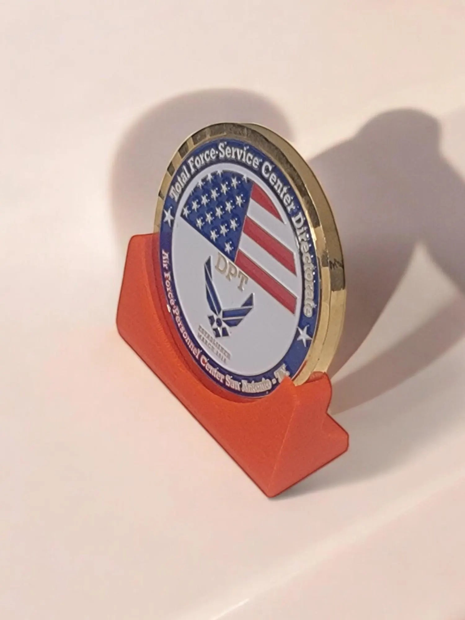 Stand for Challenge Coin – Lightweight Challenge Coin Holder, Display Challenge Coins