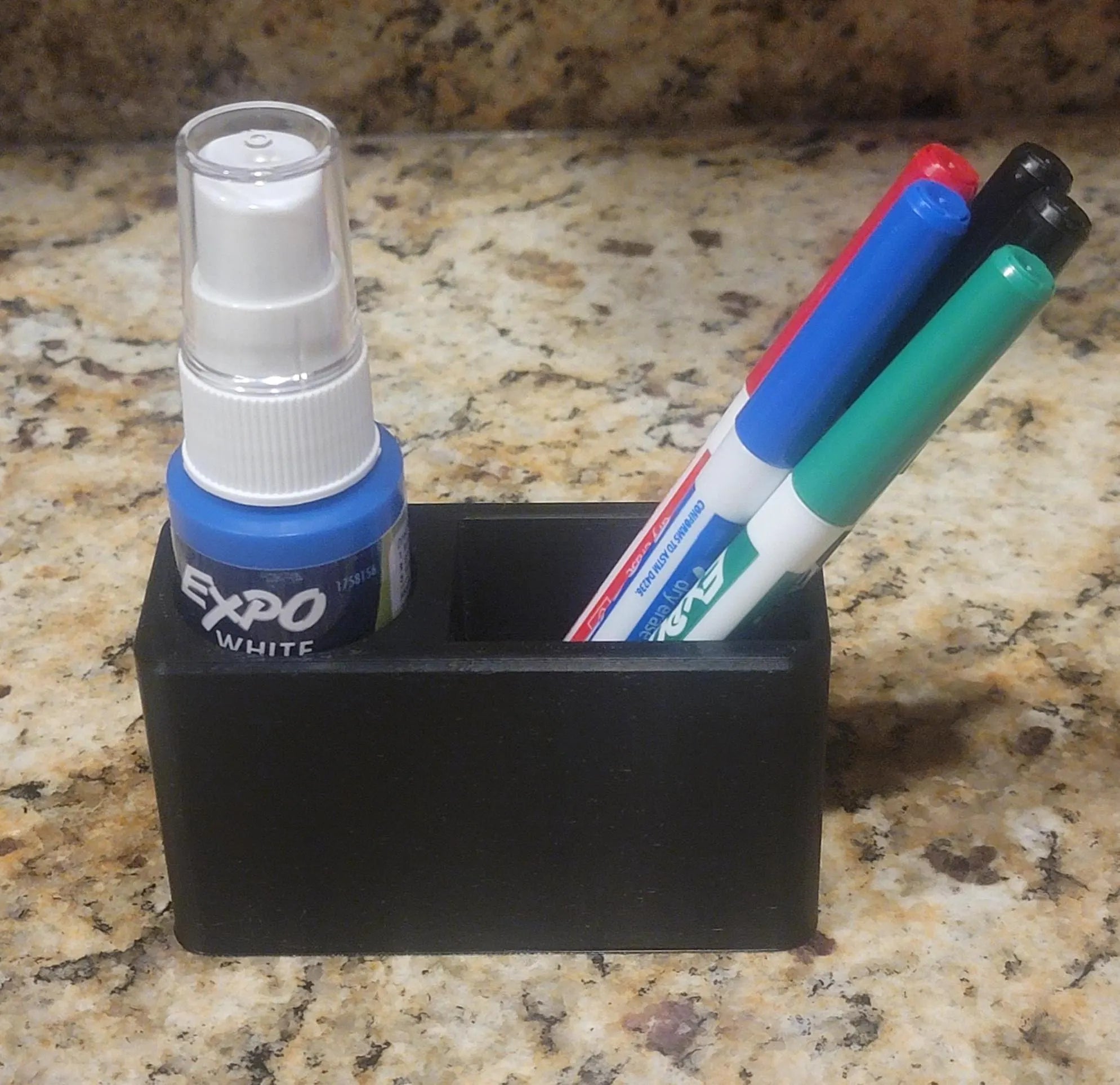 Whiteboard Organizer - Expo Marker and Cleaning Supply Storage - Desk Organizer for Markers, Erasers & Cleaning Tools