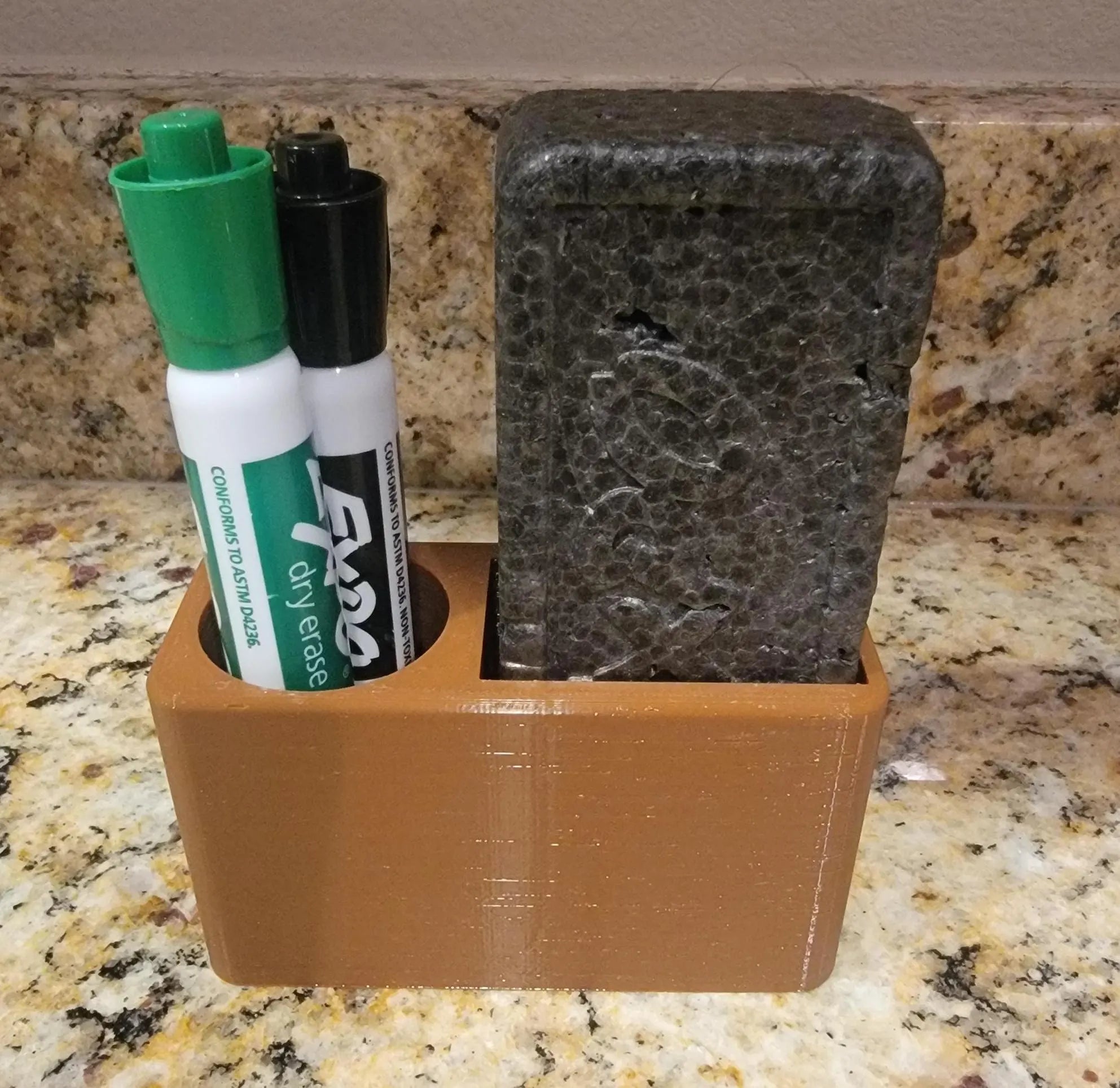 Whiteboard Organizer - Expo Marker and Cleaning Supply Storage - Desk Organizer for Markers, Erasers & Cleaning Tools