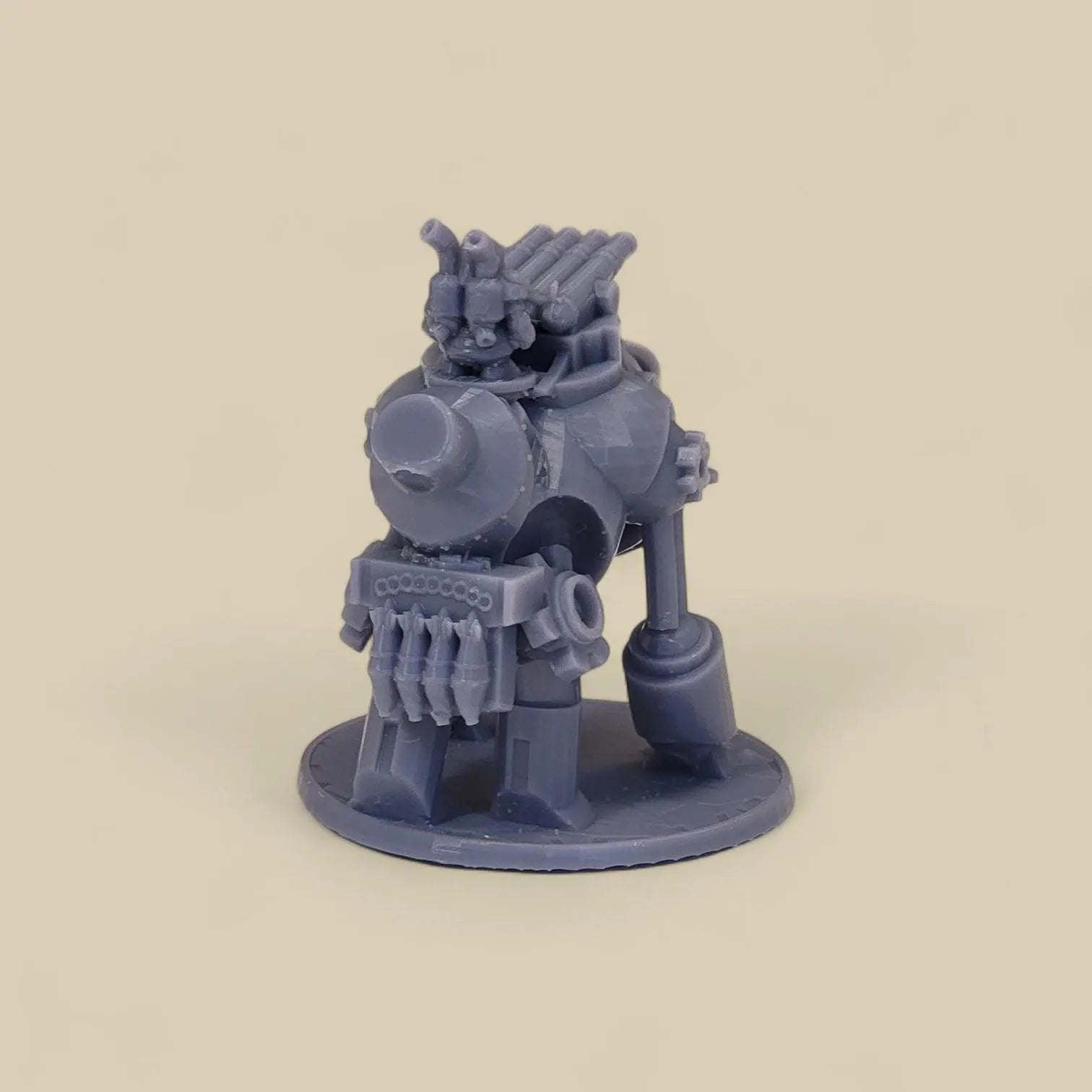 Dwarven Cannon Mech Miniature with Base – Resin Model for Tabletop Games