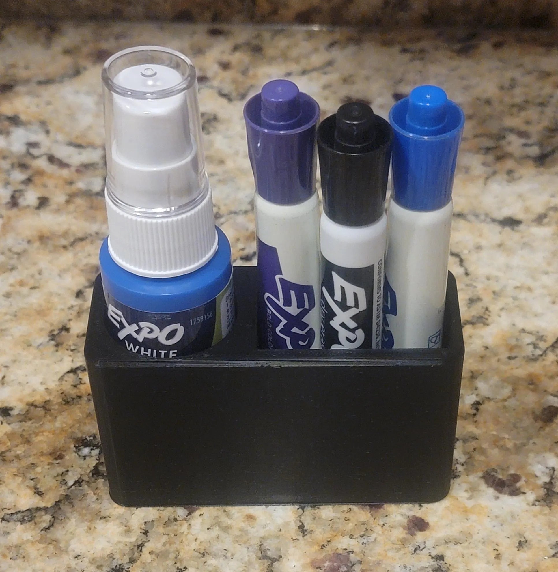 Whiteboard Organizer - Expo Marker and Cleaning Supply Storage - Desk Organizer for Markers, Erasers & Cleaning Tools