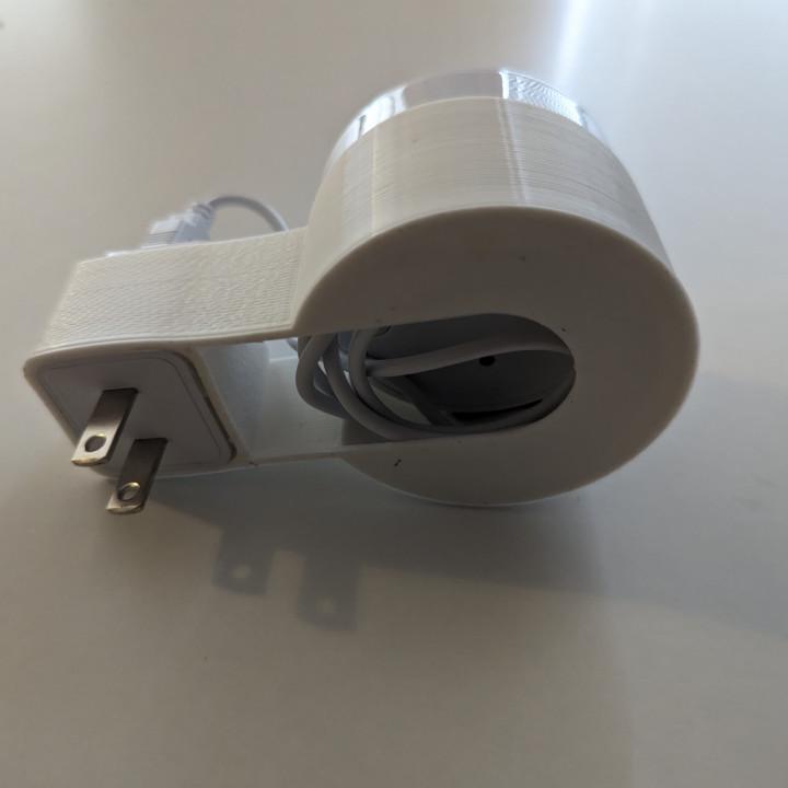 Flair Puck Outlet Mount *NOT* for Puck 2 – Wall Plug Holder, Cord Management, Space-Saving Bracket, Dock for Flair Puck & Power Adapter