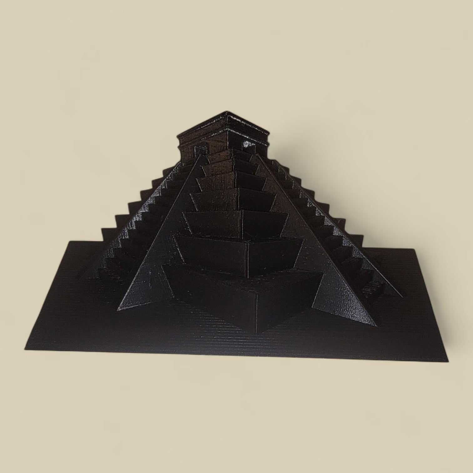 Forced Perspective Mayan Temple – Optical Illusion Piece for Decor