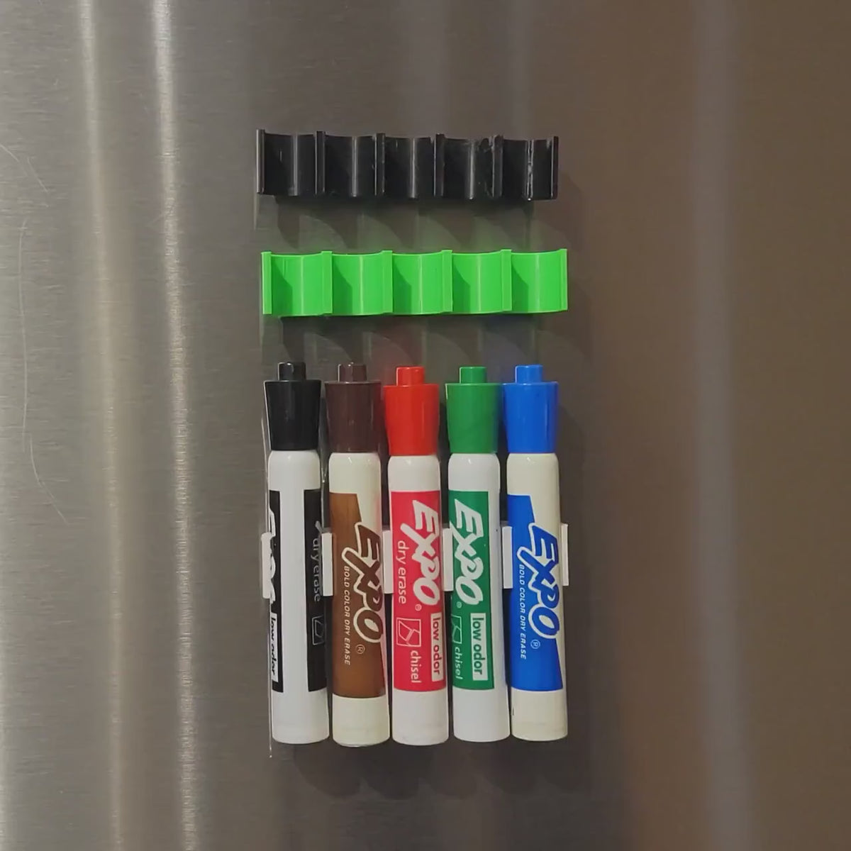 Magnetic Marker Holder – Simple Dry Erase Marker Organizer for Whiteboards