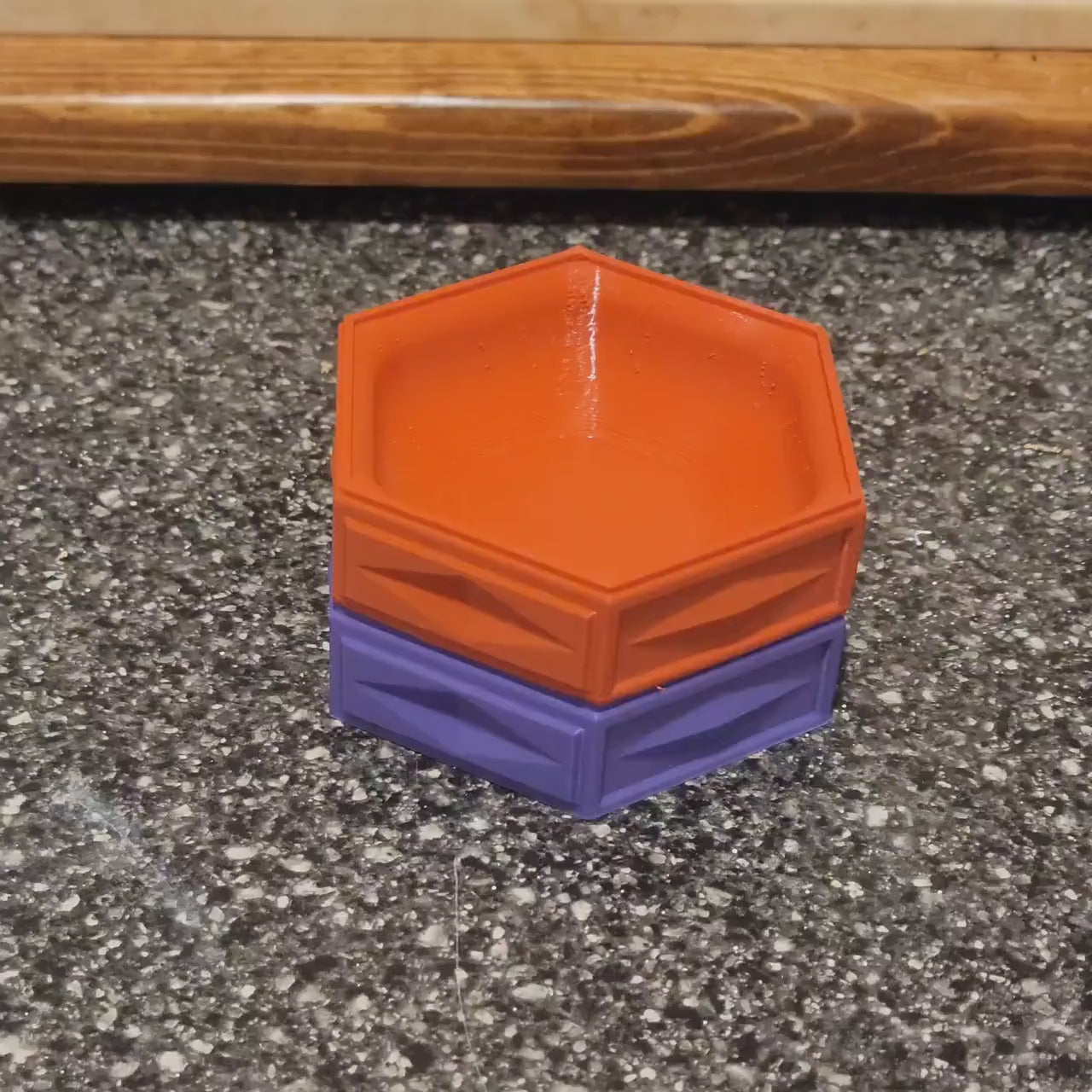 Hexagon Token Bowl – Game Piece Organizer for Board Games
